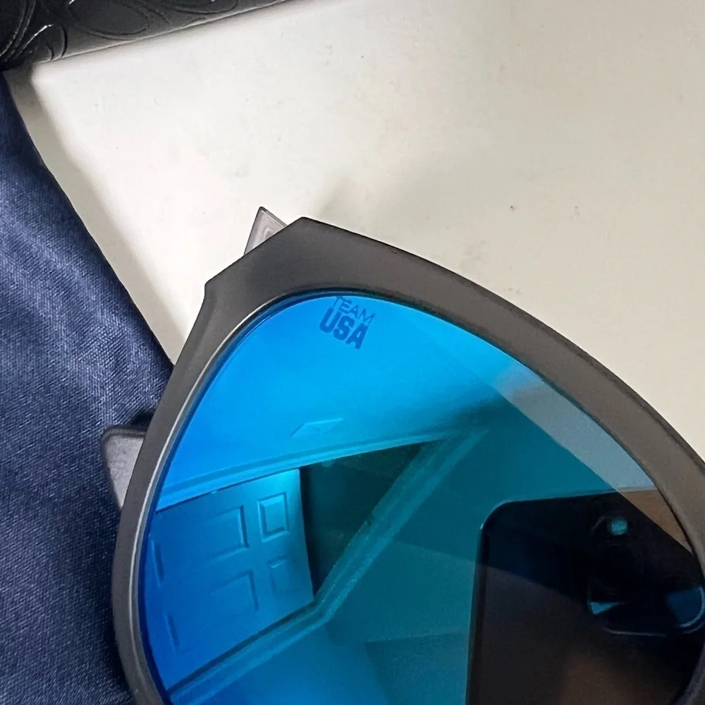 Oakley Official Olympic Team USA Made in USA Mirrored Black Sunglasses Limited